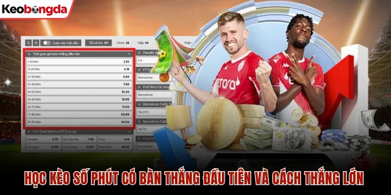 Kèo số phút có bàn thắng đầu tiên